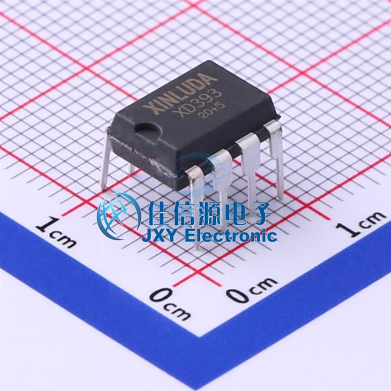 比较器 XD393 XINLUDA(信路达) DIP-8 2.5mA 模拟比较器 双路差动