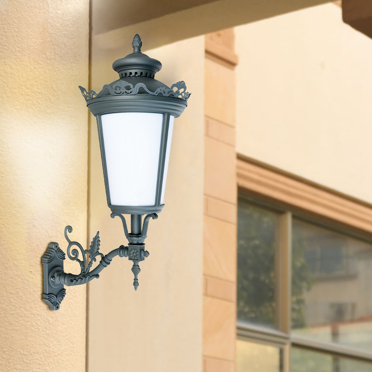 欧式庭院壁灯室外防水防锈庭院大门灯花园中欧别墅露台LED灯