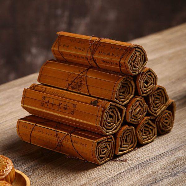 复古竹简三字经 道德经弟子规 朱子家训竹书摆件演出卷轴拍摄道具,商业/办公家具,办公茶水柜,淘宝优惠券,粉丝福利购,淘宝优惠卷