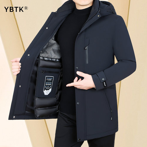 商务羽绒服男士2025冬季新款