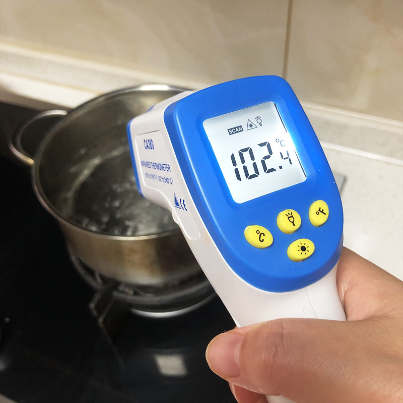 佳信CA380非接触式工业测温仪糖浆巧克力温度计烘焙烤箱马卡龙