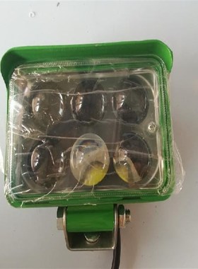 绿色3寸方6珠汽车led货车射灯聚光超亮12伏24v通用改边