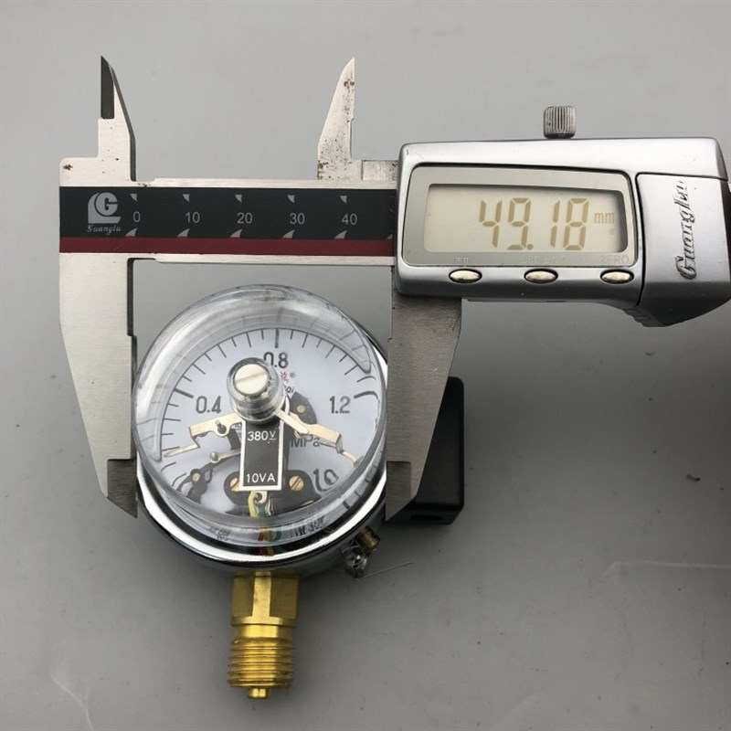 红旗YX-60电接点压力表 真空表 气压水压表0-1 1.6 2.5MPA