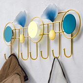 入户门后挂衣钩无痕免打孔壁挂现代北欧创意轻奢客厅玄关浴室夜灯