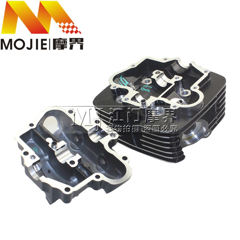 摩托车配件适用铃木钻豹HJ125K-A发动机汽缸头气缸盖运动版黑色