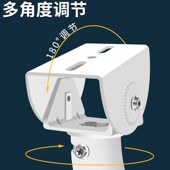 监控电线杆抱柱万向鸭嘴支架铝合金室外通用抗风摄像头抱箍支架