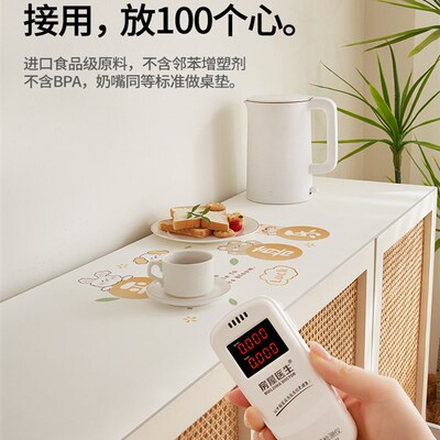 3.5mm加厚餐边柜保护垫电视柜桌垫防水防油免洗桌布玄关边柜垫qf