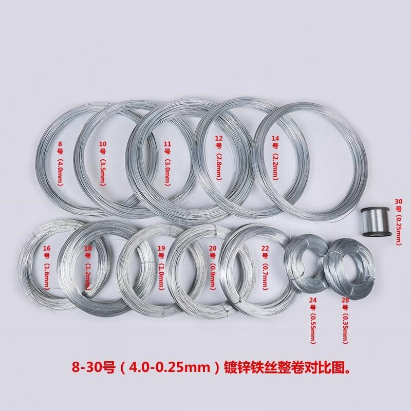 伏兴镀锌铁丝防锈铁丝线工地建筑铁线扎丝定制24号粗0.5mm10kg约5