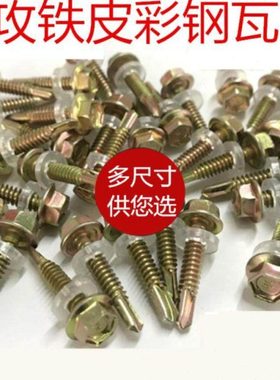 订彩钢瓦的钉子自功装修燕尾头外六角螺钉钻铁皮钻尾螺丝五金配件