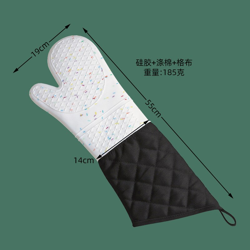新款硅胶手套微波炉防烫隔热耐高温耐热防滑烤箱烘焙现货
