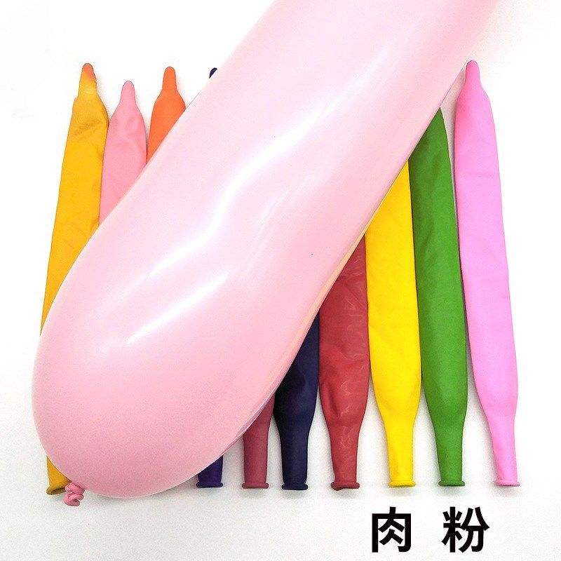 660魔术长条气球加厚加粗气球巨型玫瑰花编织动物造型地推小礼品