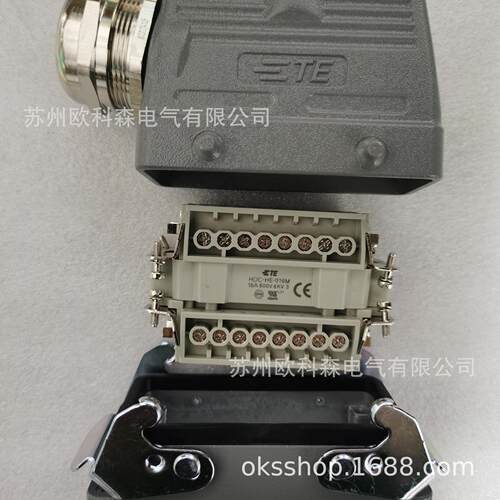 西霸士SIBAS泰科/TE16芯H16B-AG H16B-TS-M32 HE-016-M重载连接器