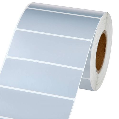 哑银龙标签纸银色pet固定资产标签电线标