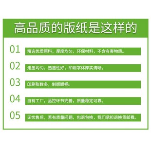 适用理想F型33C SF-5231C 5233C 5234C 5250 5232 S-6976C 版纸B4