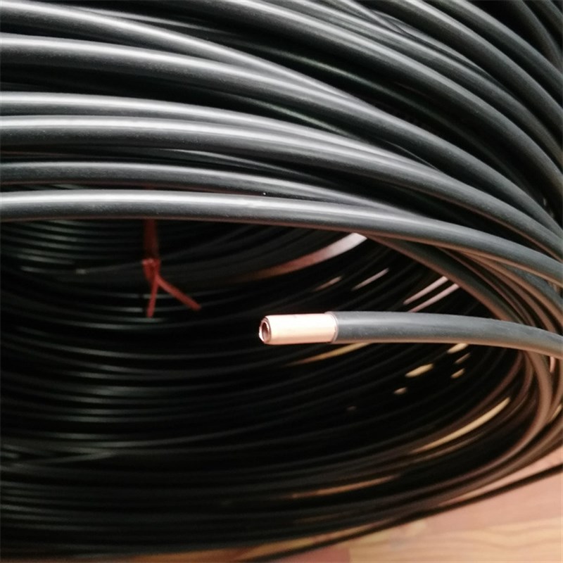 现货供应TP2包塑紫铜管T2空调制冷铜管导电导热PVC黑色包塑紫铜管