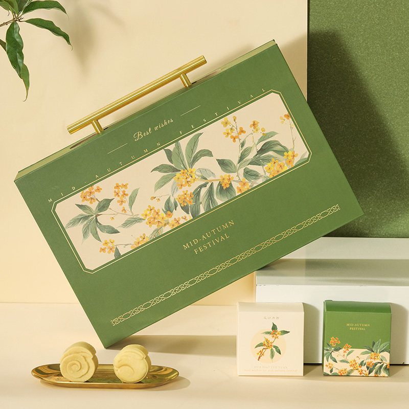 2023中秋节月饼包装盒复古定制礼品E盒中国风礼盒空盒8粒100克盒