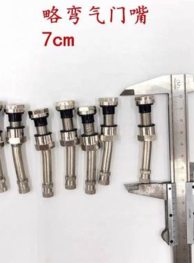 不锈钢白色小巴嘴中巴轮胎气门大车真空胎气嘴铝合金轮毂轮辋咀