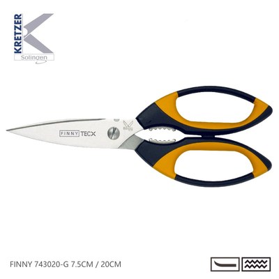 KRETZER纤维剪刀743020-G/733020-G不锈钢工具剪刀743020/733020