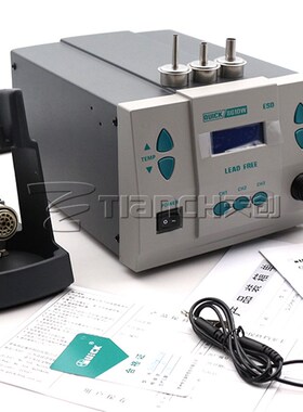QUICK快克热风枪拆焊台861DW数显无铅智能温控热风拆焊台1000W