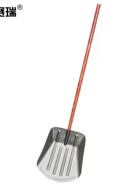 安赛瑞锰钢大铁锹除雪铲冰养殖场清粪锨无孔款配1.2米木柄5E00522