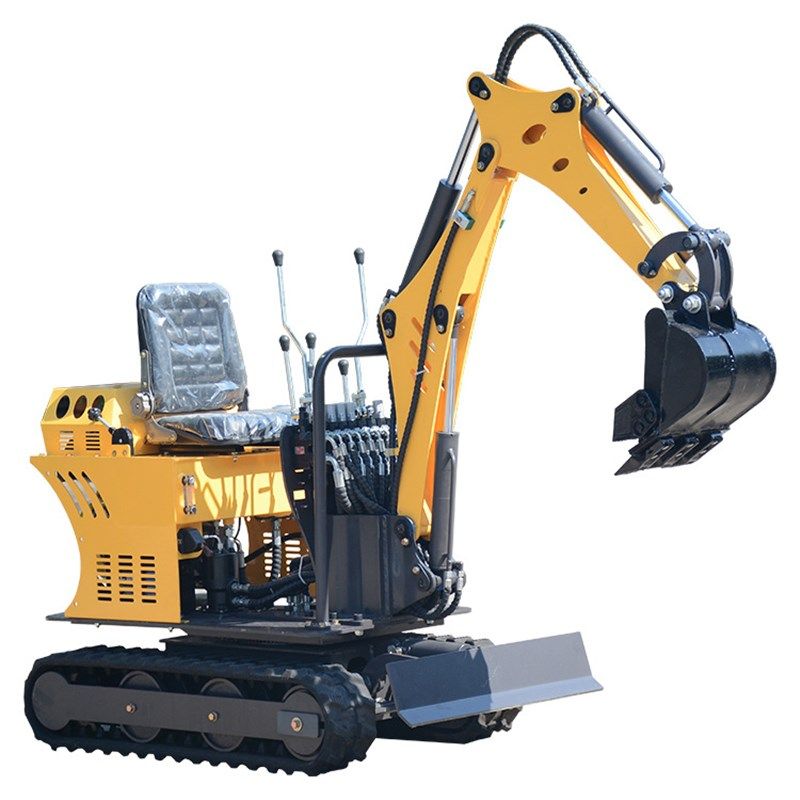 08型挖掘机农用果园挖坑挖沟打洞小型挖机工程破损开沟钩机