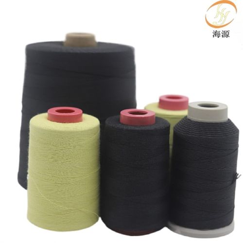 芳纶防火线203汽车座垫阻燃线耐高温耐切割防火毛毯凯夫拉缝纫线