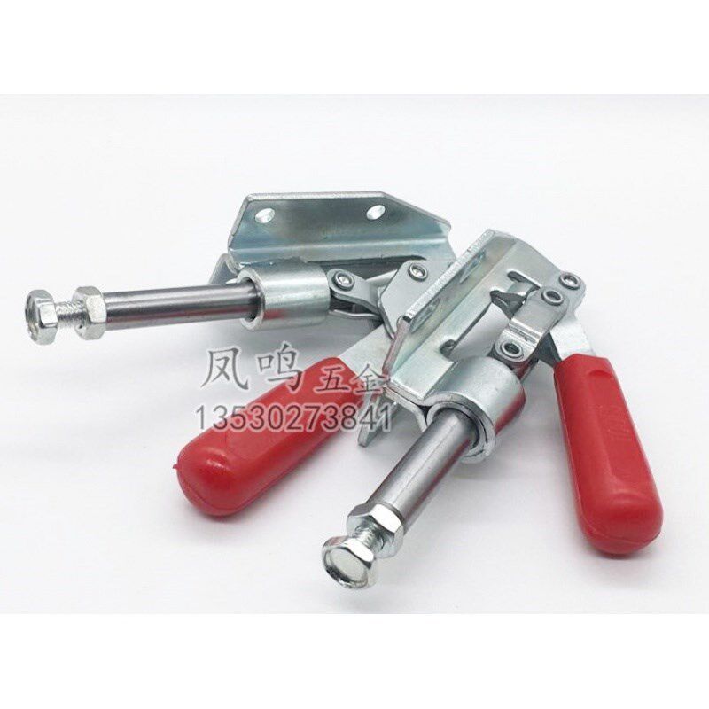 定位器卡尺夹紧器台锯靠尺裁板木工锯台靠山快速定位导轨按压式