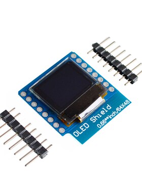 0.66英寸OLED显示模块 液晶屏模块IIC/I2C接口 FOR D1 MINI
