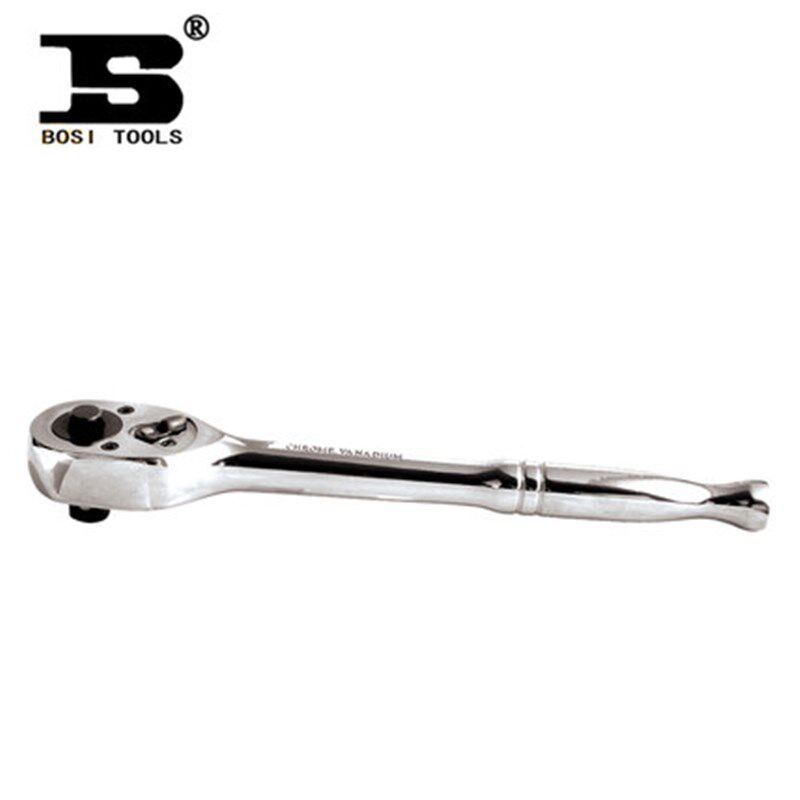 波斯工具棘轮扳手 72齿快速套筒扳手 双向防脱落1/4 3/8 1/2大飞