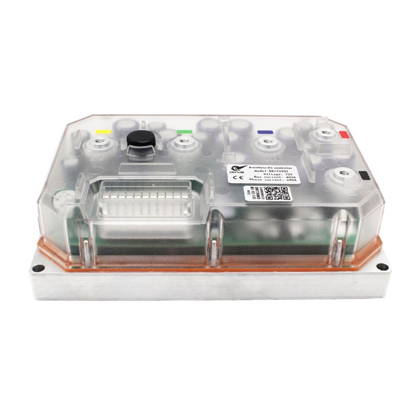 DKYS顶阔电动车电摩DK72690T矢量FOC电机控制器弱磁72V400A透明