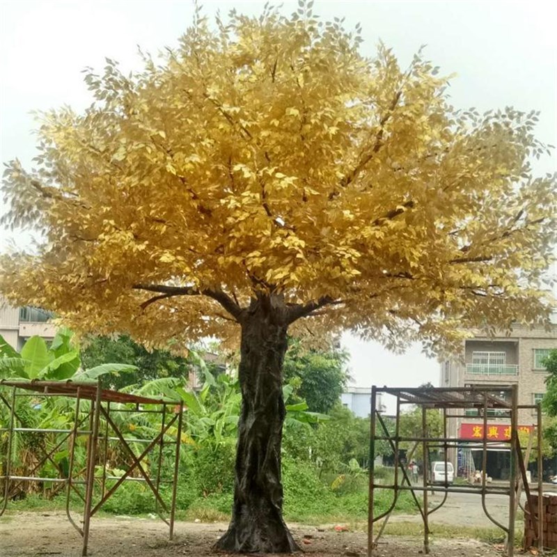 仿真榕树 玻璃钢榕树 酒店餐厅人造榕树 包柱子仿真树定制
