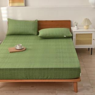 通用2024新款 老粗布床笠床单床罩加厚床垫保护套罩单件三件套四季