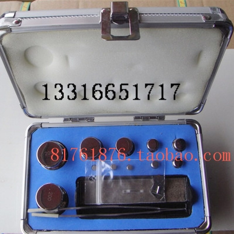 304# 不锈钢套装砝码 天平校正 标准砝码 F2等级 1mg-200g