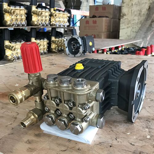 2014型法兰直连式超高压清洗机泵头加湿器洗车器全铜 250公斤20升