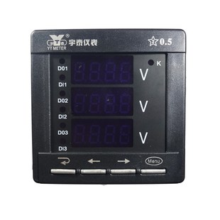 宇泰仪表 72款智能三相数显交流电压表电流表YT194UI-AV4