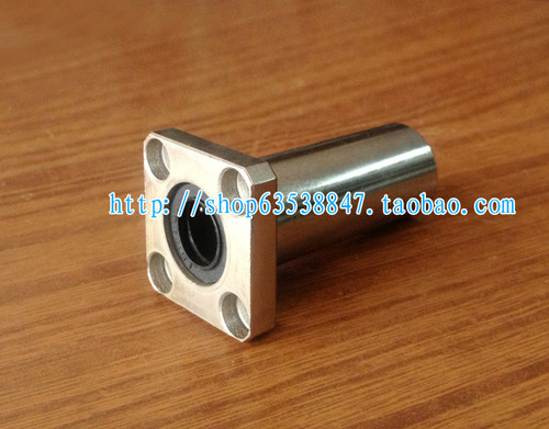 厂家直销 带法兰加长直线轴承 方法兰 LMK10LUU 尺寸:10*19*55 mm