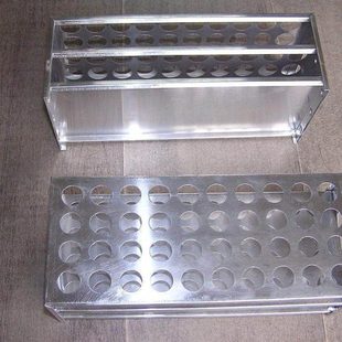 24孔铝制试管架 孔径27mm 可放试管直径25mm 铝试管架 实验仪器