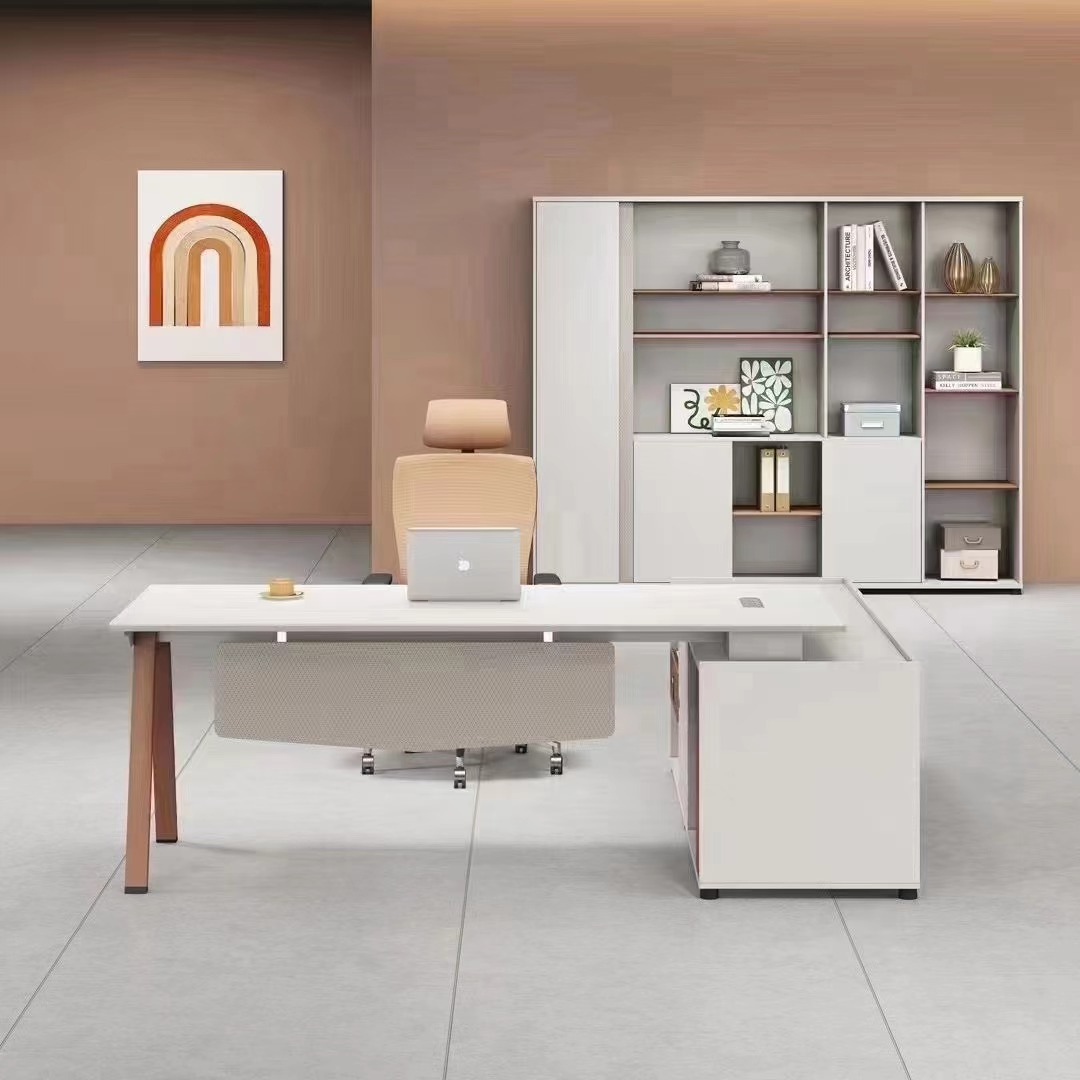 凯胜主管经理办公桌椅组合时尚简约书桌电脑桌现代办公家具老板桌