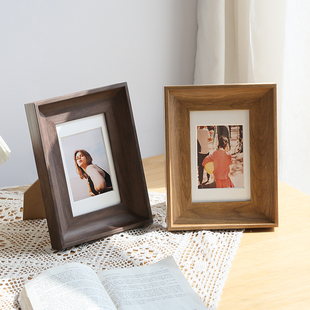 相框摆台挂墙6六7七8八10寸5五婚纱照情侣全家福a4空框画框高级感