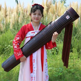 厂家古琴初学者入门考级伏羲仲尼混沌老桐木七弦琴纯手工制做