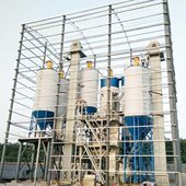 双轴无重力搅拌机 干I粉砂浆搅拌站整套设备 塔楼式