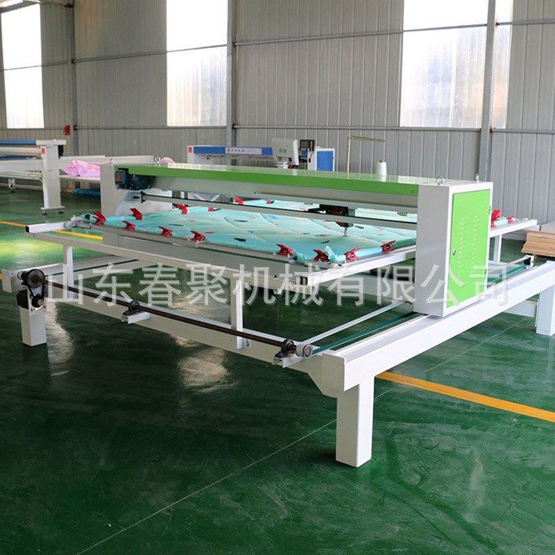 伺服全移动棉被绗缝机 自动剪线绗缝机 机头抬升绗被机