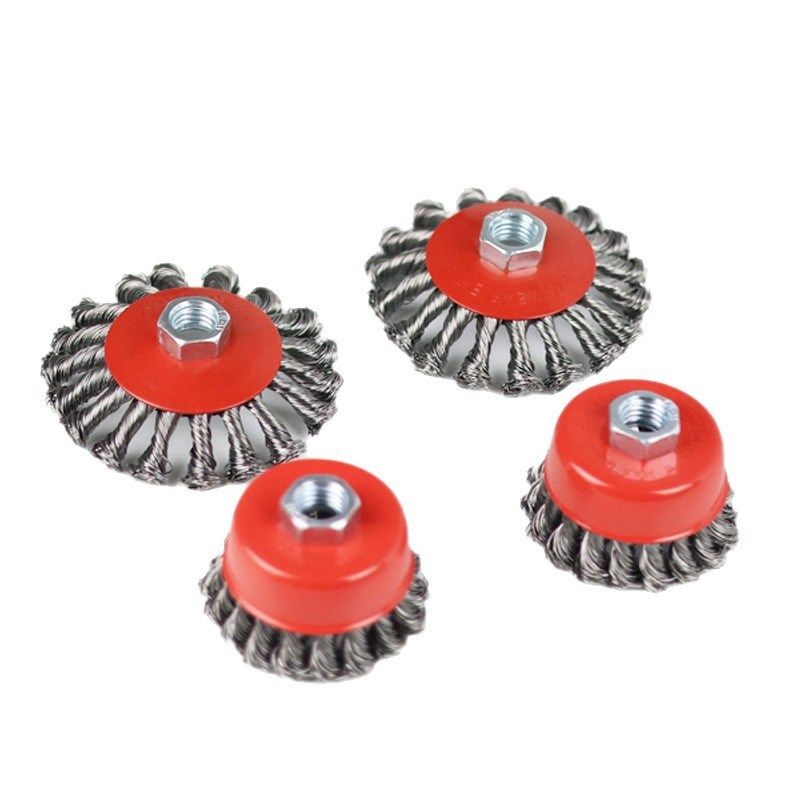 跨境新品4PC扭丝钢丝轮套装碗型扭丝船舶盘型扭结丝抛光除锈轮,包装,五金配件包装,淘宝优惠券,粉丝福利购,淘宝优惠卷