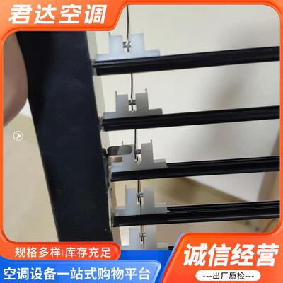 铝合金双层百叶窗通风口中央空调出风口电动手动可调节百叶HVAC