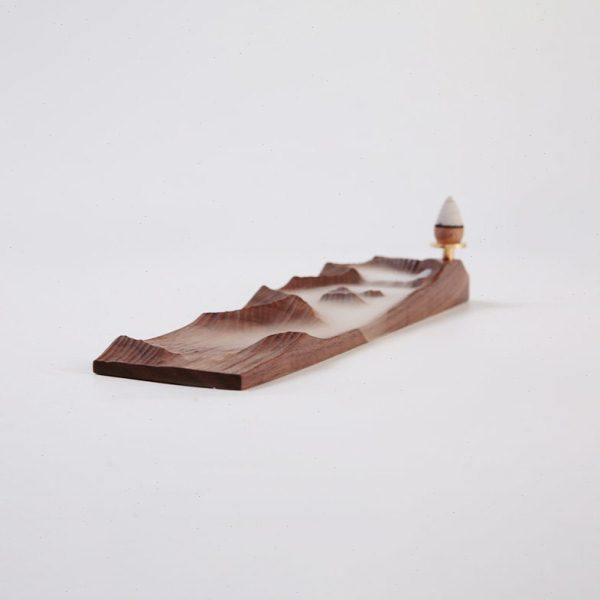 黑胡桃实木倒流香香座点香炉檀香插香线香托禅意摆件香薰香道礼品,家居饰品,香托/香盘/香座/香插,淘宝优惠券,粉丝福利购,淘宝优惠卷