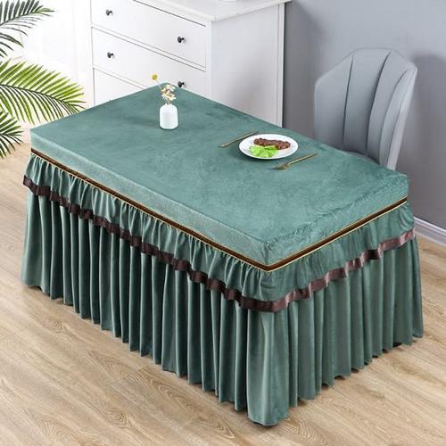 电炉罩套四季薄款防尘罩长方形2023新款烤火桌子罩取暖电暖炉套罩