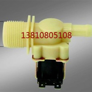 常闭塑料电磁阀 6分 电控水阀门塑料电磁阀水阀220v电磁电阀进水