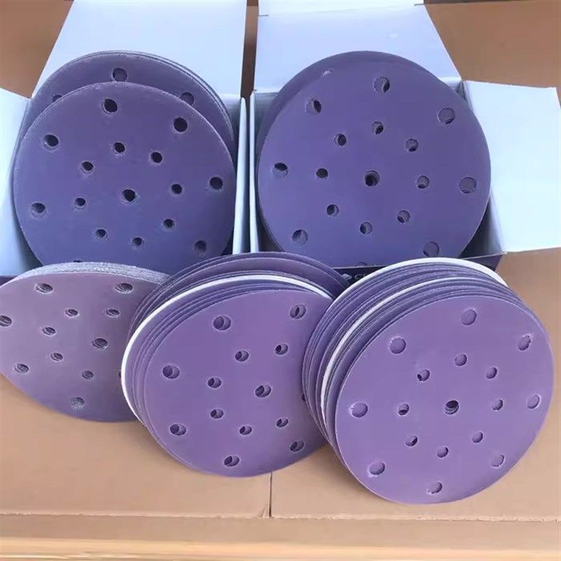 5寸6孔干磨砂纸6寸17孔Saber775C紫砂汽车打磨紫色陶瓷超耐磨砂纸,清洗/食品/商业设备,洗车机,淘宝优惠券,粉丝福利购,淘宝优惠卷