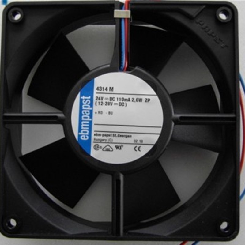 原装德国EBMPAPST 4314M 12CM 12032 24V 2.6W 变频器散热风扇