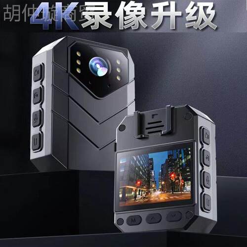 ROA现场执法录仪4K高背清胸前佩戴多功能续航无记线防水夹摄像机